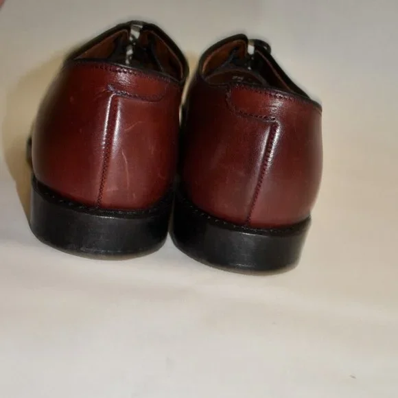 New! Allen Edmonds Park Avenue Cap-toe Oxford Dress Shoe Brown 7.5 D 5609 DD300